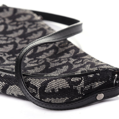 Christian Dior Monogram Mini Saddle Pochette Black 9 of 11
