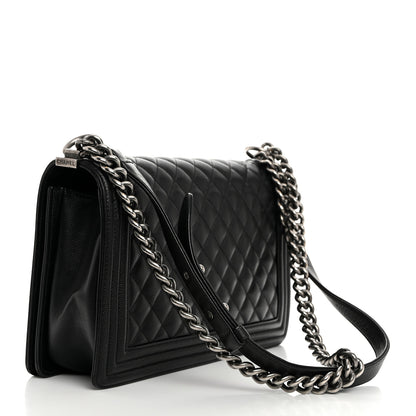 Chanel Caviar Quilted New Medium Boy Flap Black 2 of 12