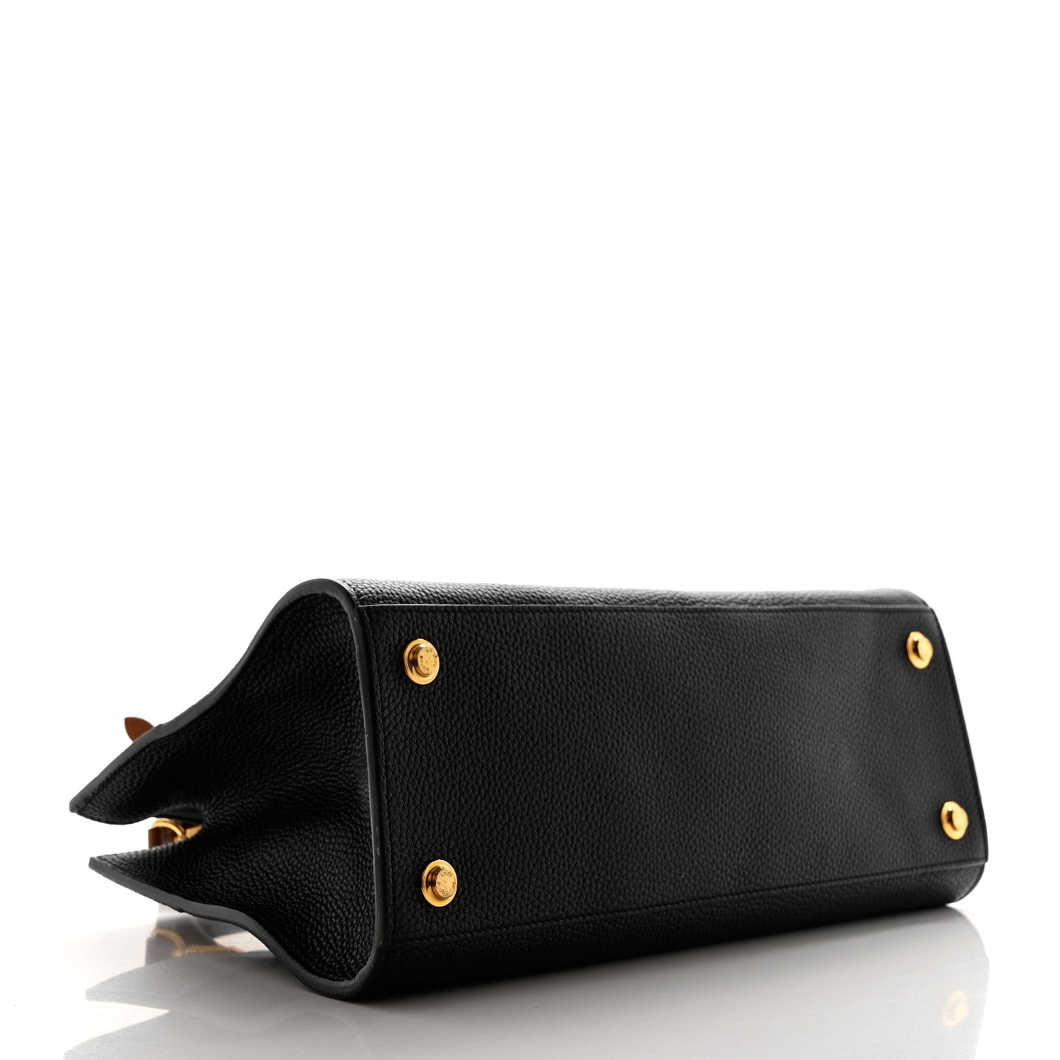 Louis Vuitton Calfskin City Steamer EW Black Gold 4 of 11