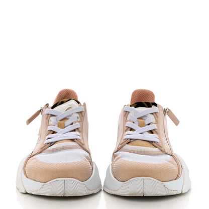 Fendi Nylon Suede Transparent Fendi Flow Low Top Sneakers 40 Light Rose 2 of 11