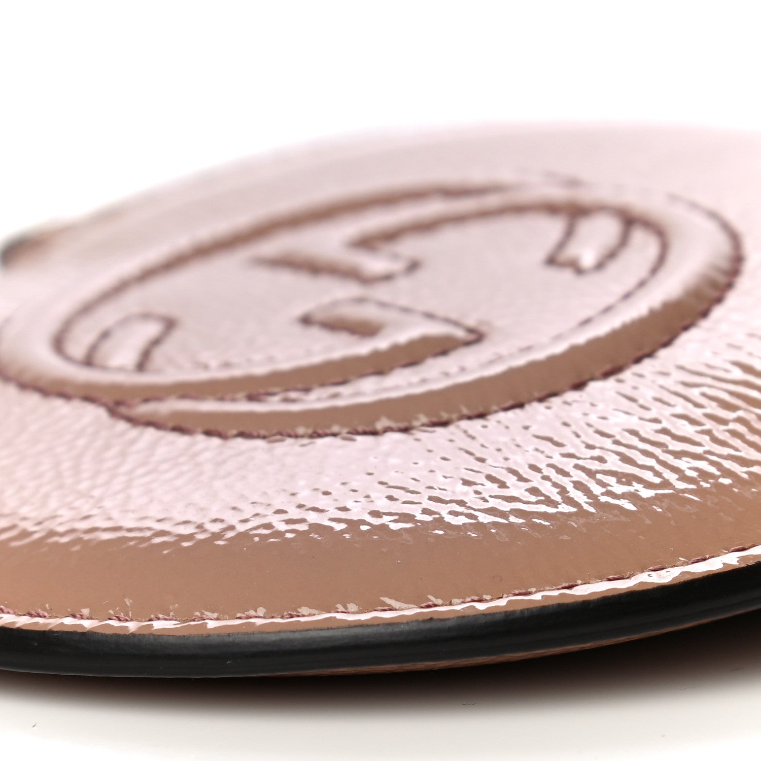 Gucci Patent Soho Round Coin Purse Dark Cipria 9 of 12