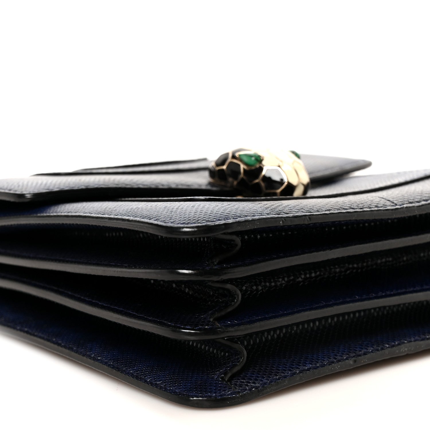 Bulgari Karung Serpenti Forever Top Handle Navy Blue 10 of 11