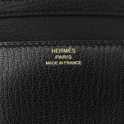 Hermes Chevre Chamkila Chaine d'Ancre To Go Wallet Black 7 of 12