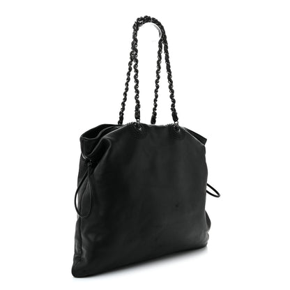 Chanel Lambskin CC Studded Bonbons Tote Black 3 of 10