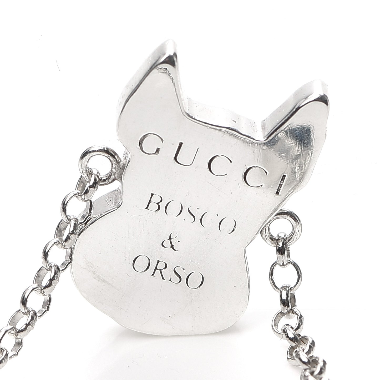 Sterling Silver Black Spinel Enamel Orso Bracelet