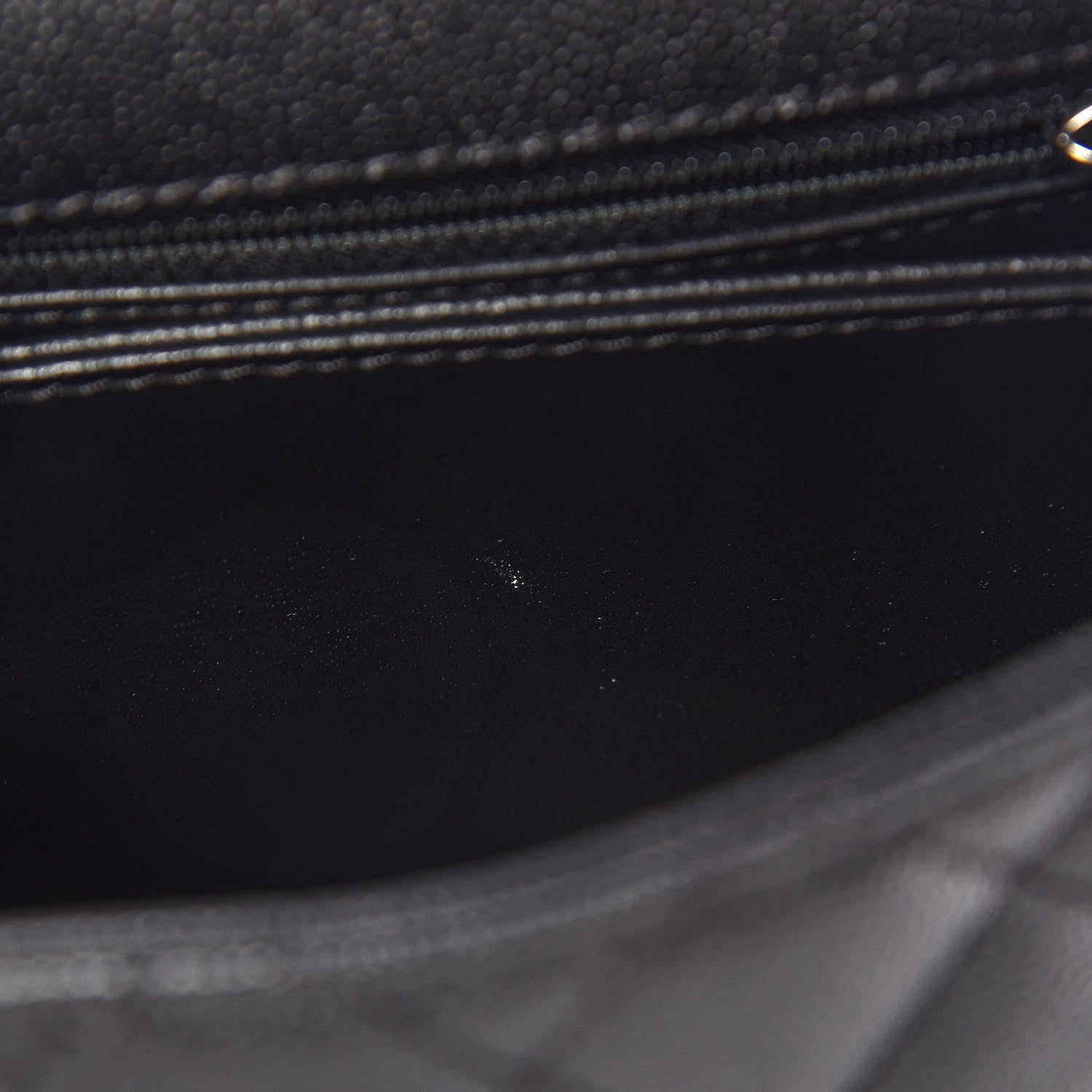 Chanel Caviar Lizard Quilted Mini Coco Handle Flap Black 19 of 19