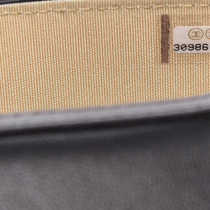 Chanel Lambskin Quilted Pearl Crush Clutch With Chain Black 8 of 9