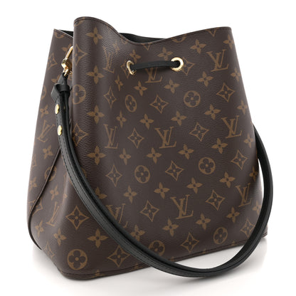 Louis Vuitton Monogram Neonoe MM Black 3 of 11