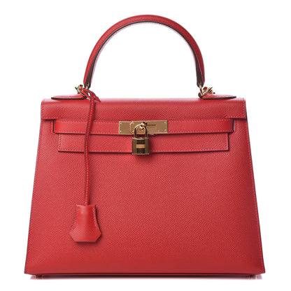 Hermes Epsom Kelly Sellier 28 Rouge Casaque 1 of 40