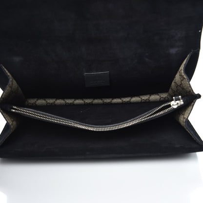 Gucci GG Supreme Monogram Crystal Small Dionysus Shoulder Bag Black 5 of 11