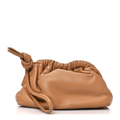 Mansur Gavriel Lambskin Mini Cloud Wristlet Caramel 1 of 8