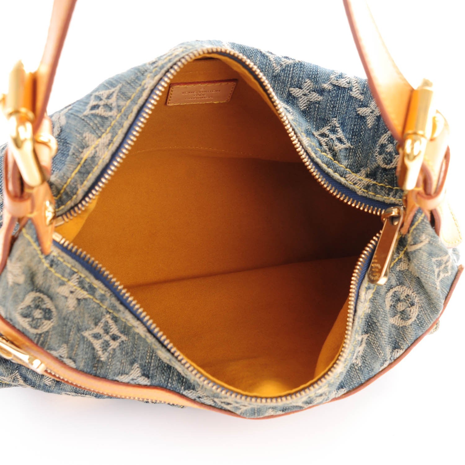 Louis Vuitton Monogram Denim Baggy PM Blue 5 of 9