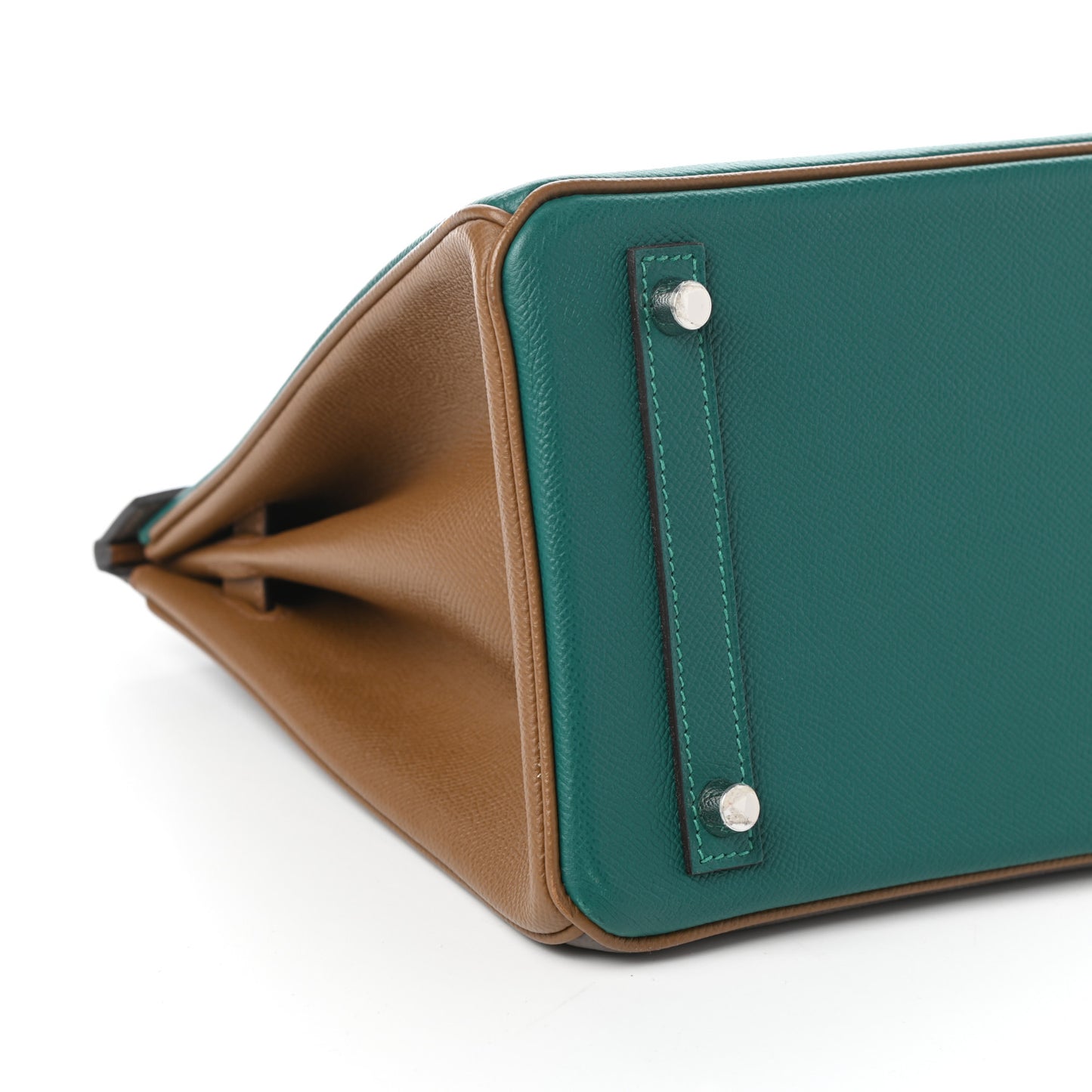 Epsom Horseshoe Birkin 30 Malachite Etain Alezan