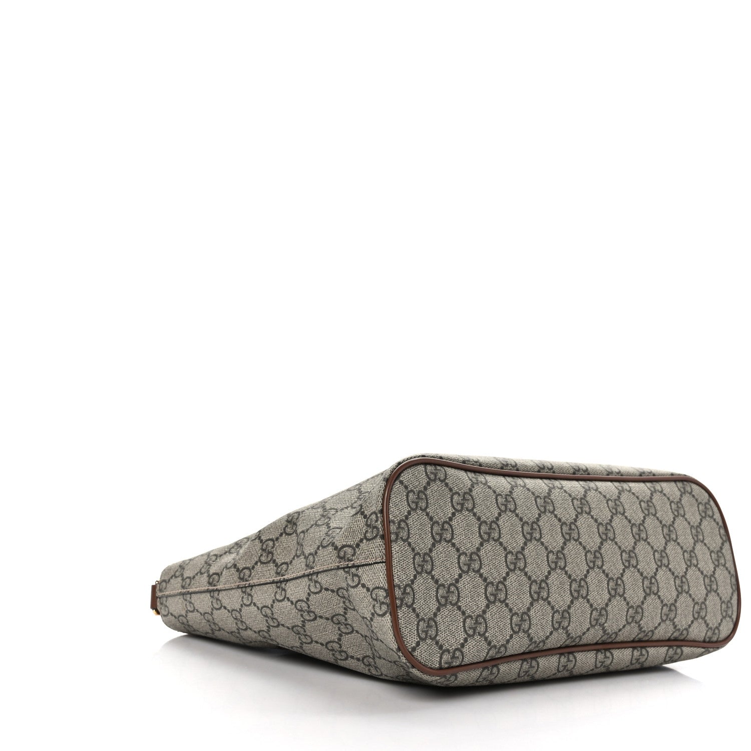 Gucci Soft GG Supreme Monogram Small Crossbody Tote Beige Cuir 4 of 9