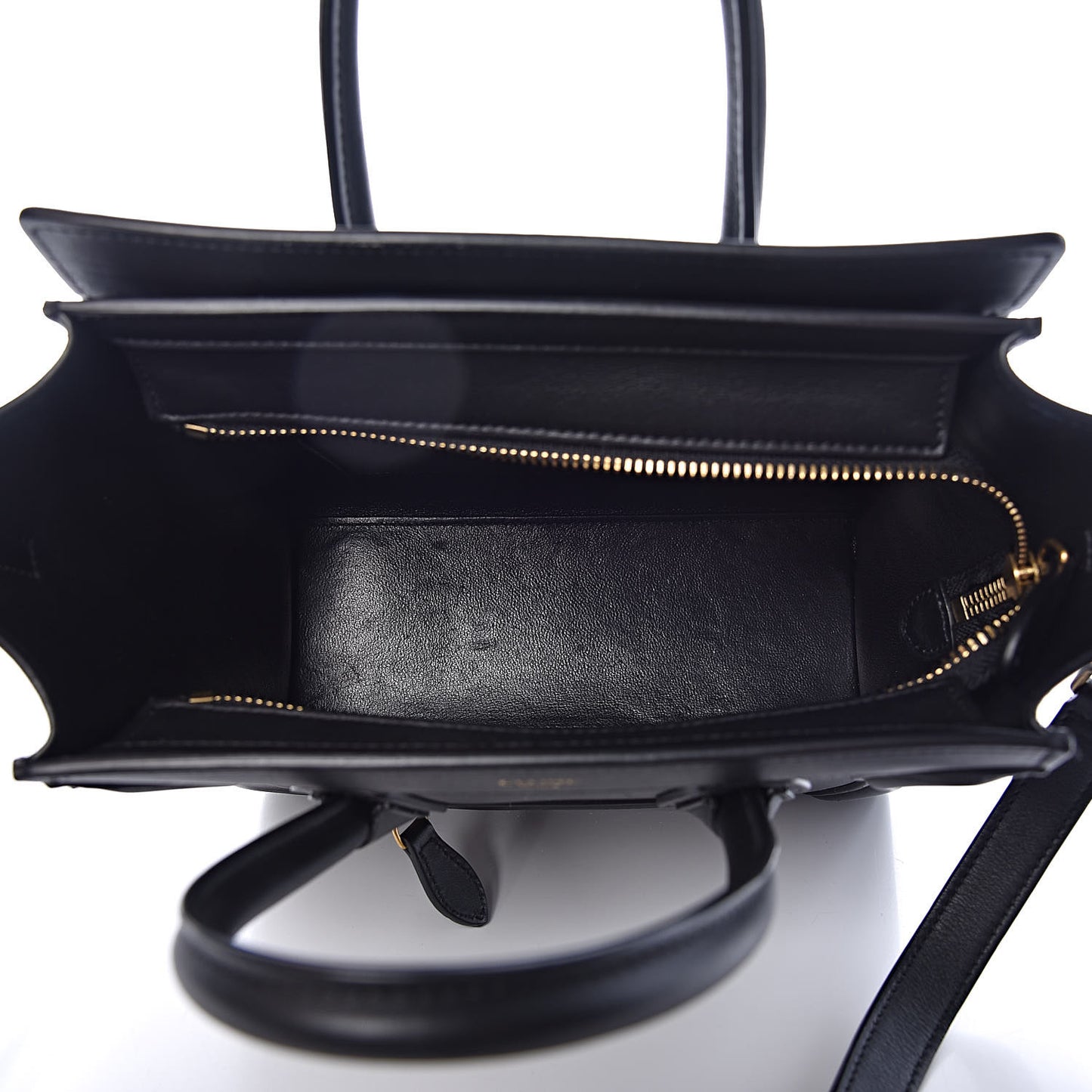 Smooth Calfskin Nano Luggage Black