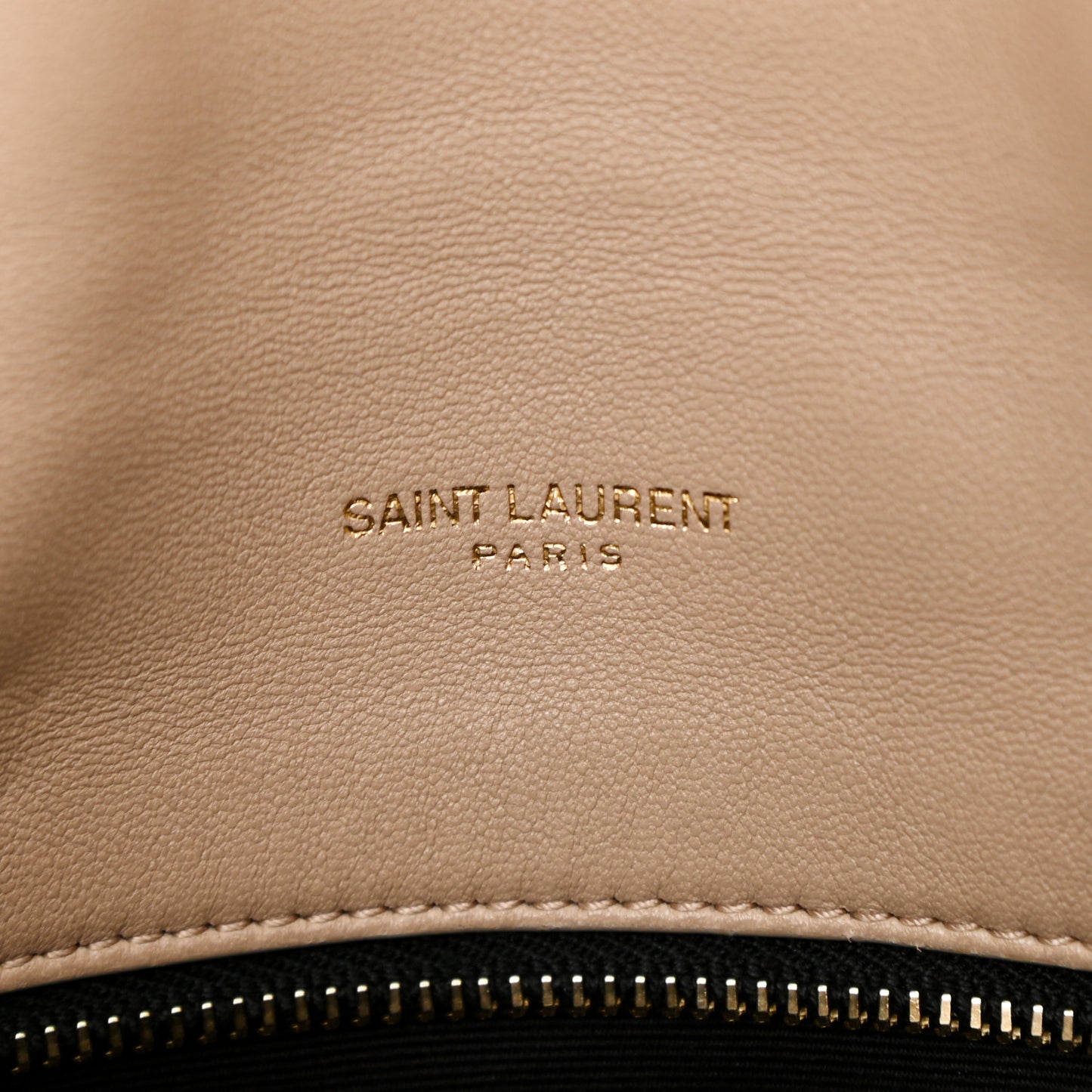 Lambskin Quilted Toy Loulou Puffer Monogram Chain Satchel Nude Powder