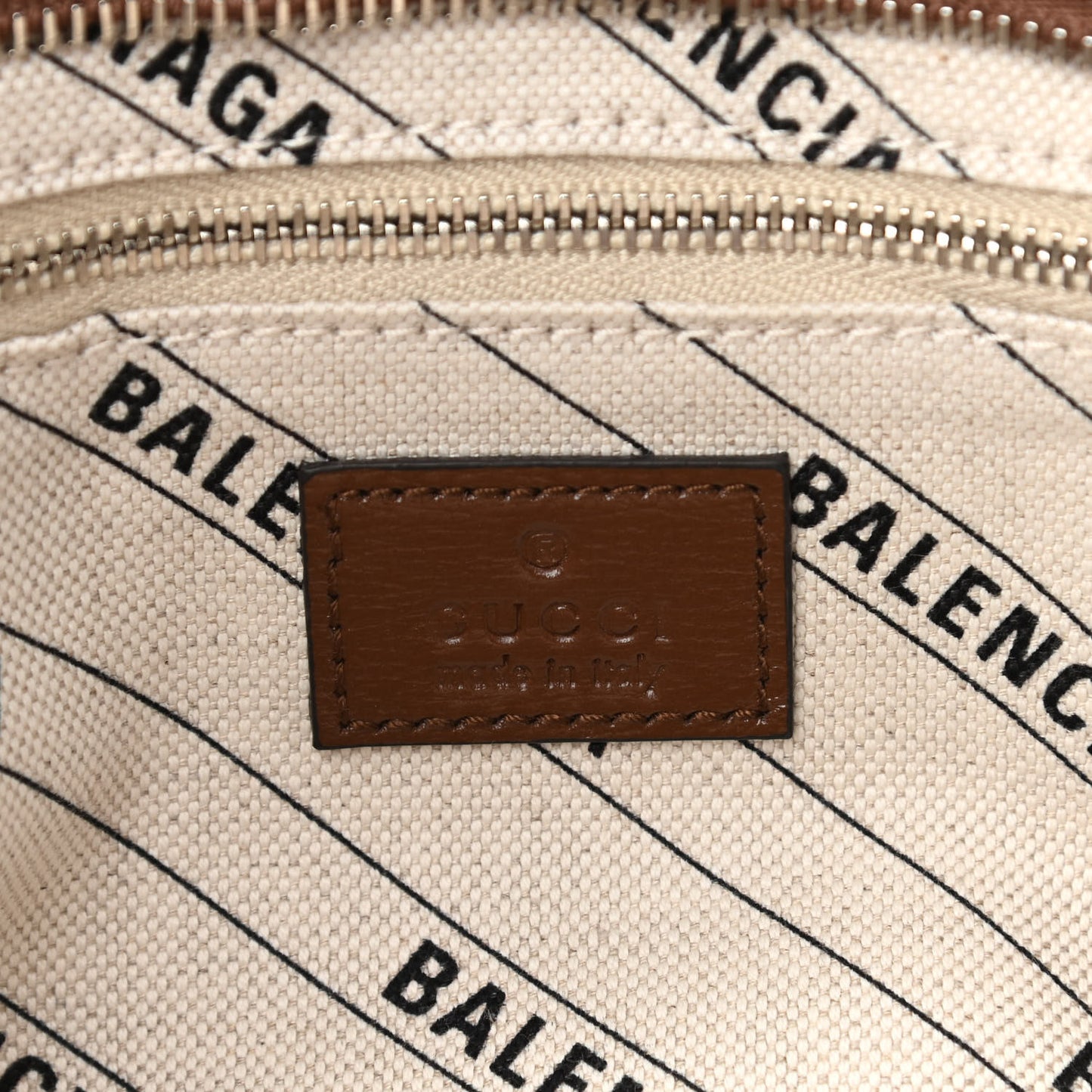X GUCCI GG Monogram Azalea Calfskin Neo Classic Silver Hardware Medium City Beige Ebony Brown Sugar