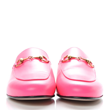 Gucci Calfskin Womens Princetown Slippers 36.5 Fuxia Fluo 2 of 9