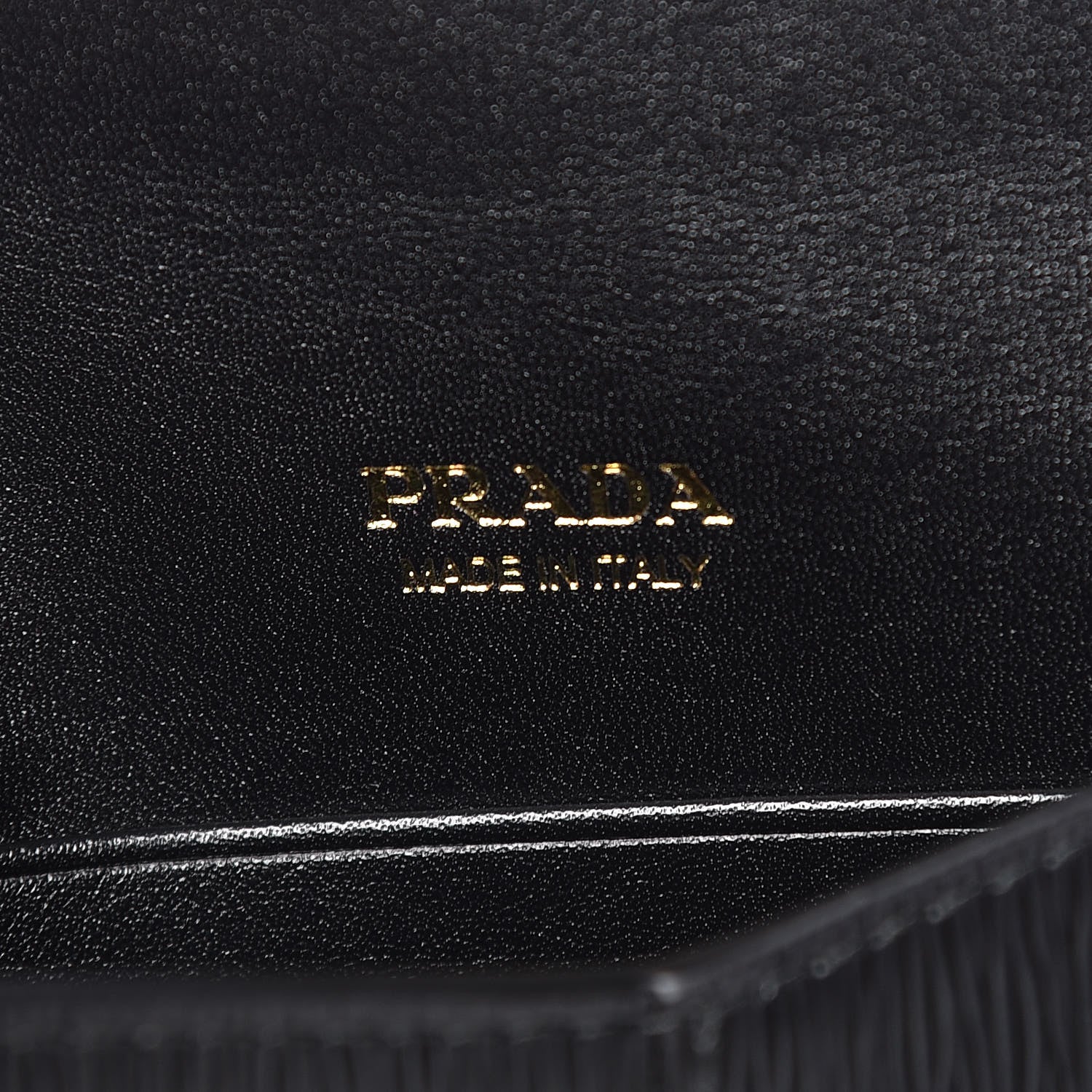 Prada Vitello Move Envelope Wallet Black 6 of 8