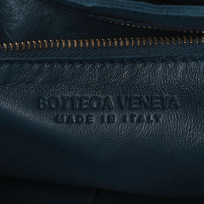 Bottega Veneta Grained Calfskin Maxi Intrecciato Cassette Crossbody Bag Deep Blue 6 of 8