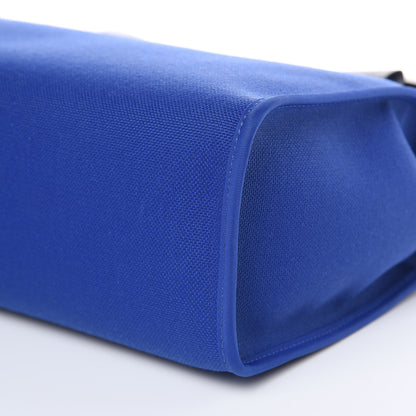 Hermes Toile Vache Hunter Herbag Zip 31 PM Bleu Electrique Bleu Indigo 11 of 11