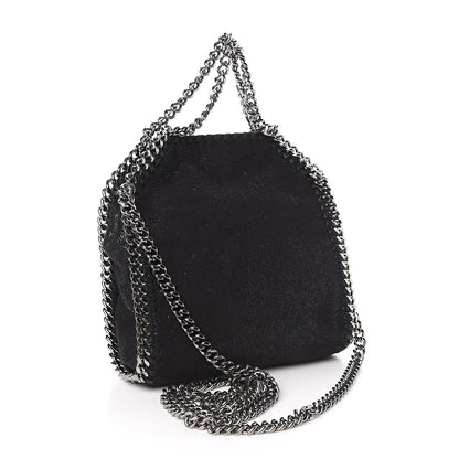 Stella McCartney Shaggy Deer Tiny Falabella Tote Black 3 of 9