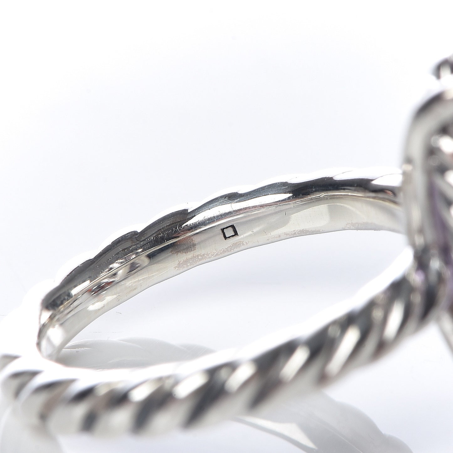 Sterling Silver Amethyst Marquise Ring 49 5