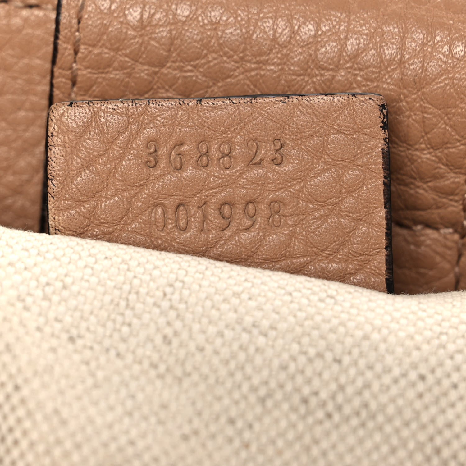 Gucci Cellarius Calfskin Mini Bamboo Shopper Tote Camelia 7 of 10