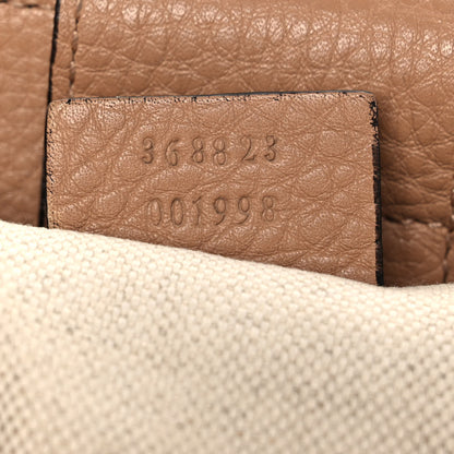 Gucci Cellarius Calfskin Mini Bamboo Shopper Tote Camelia 7 of 10