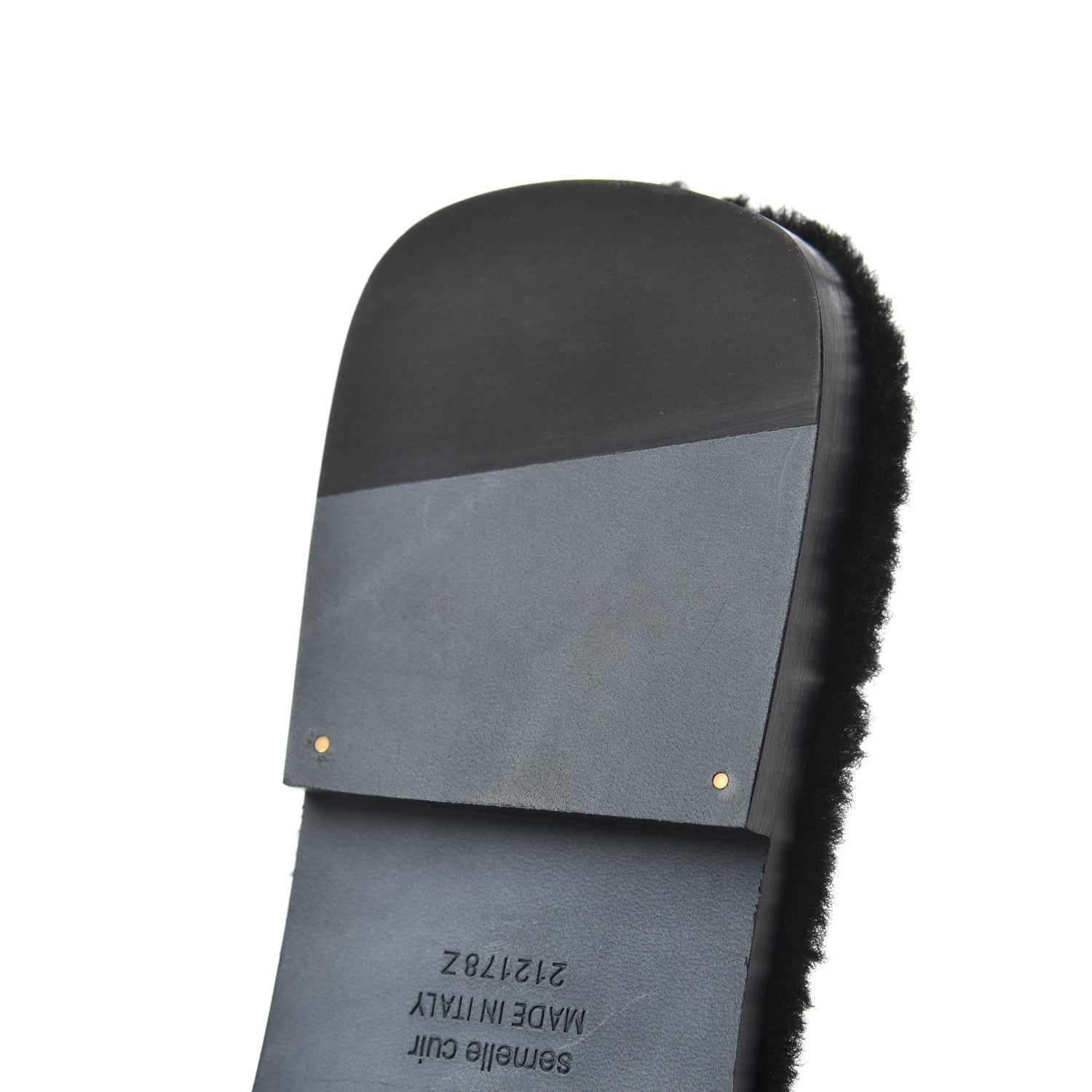 Hermes Woolskin Oran Sandals 40.5 Black 9 of 12