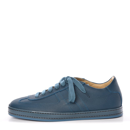 Hermes Matte Epsom Calfskin Mens Olympic Sneakers 42 Bleu Cobalt 1 of 9