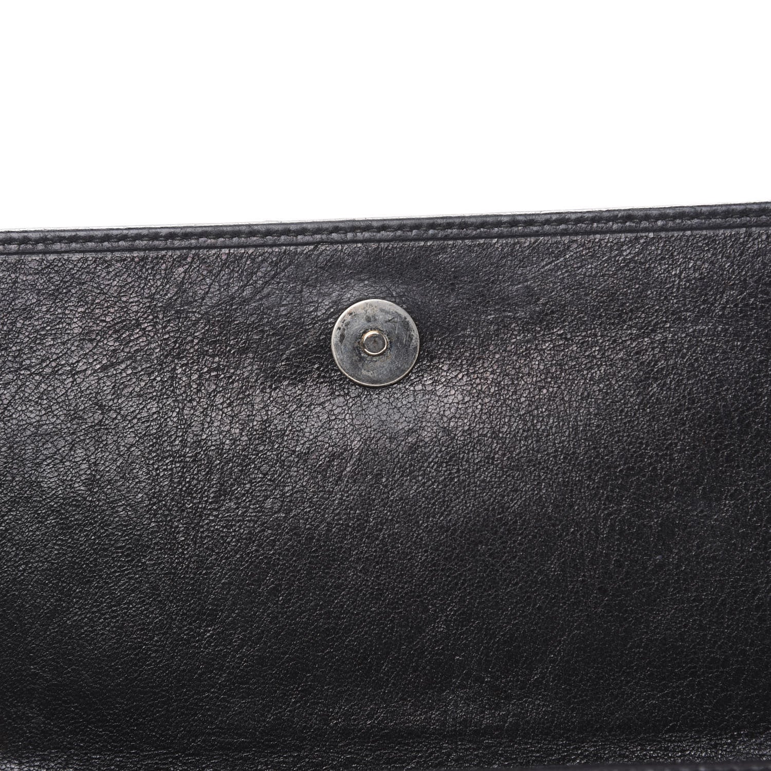 Balenciaga Agneau Giant 12 Gold Hardware Money Wallet Black 12 of 15