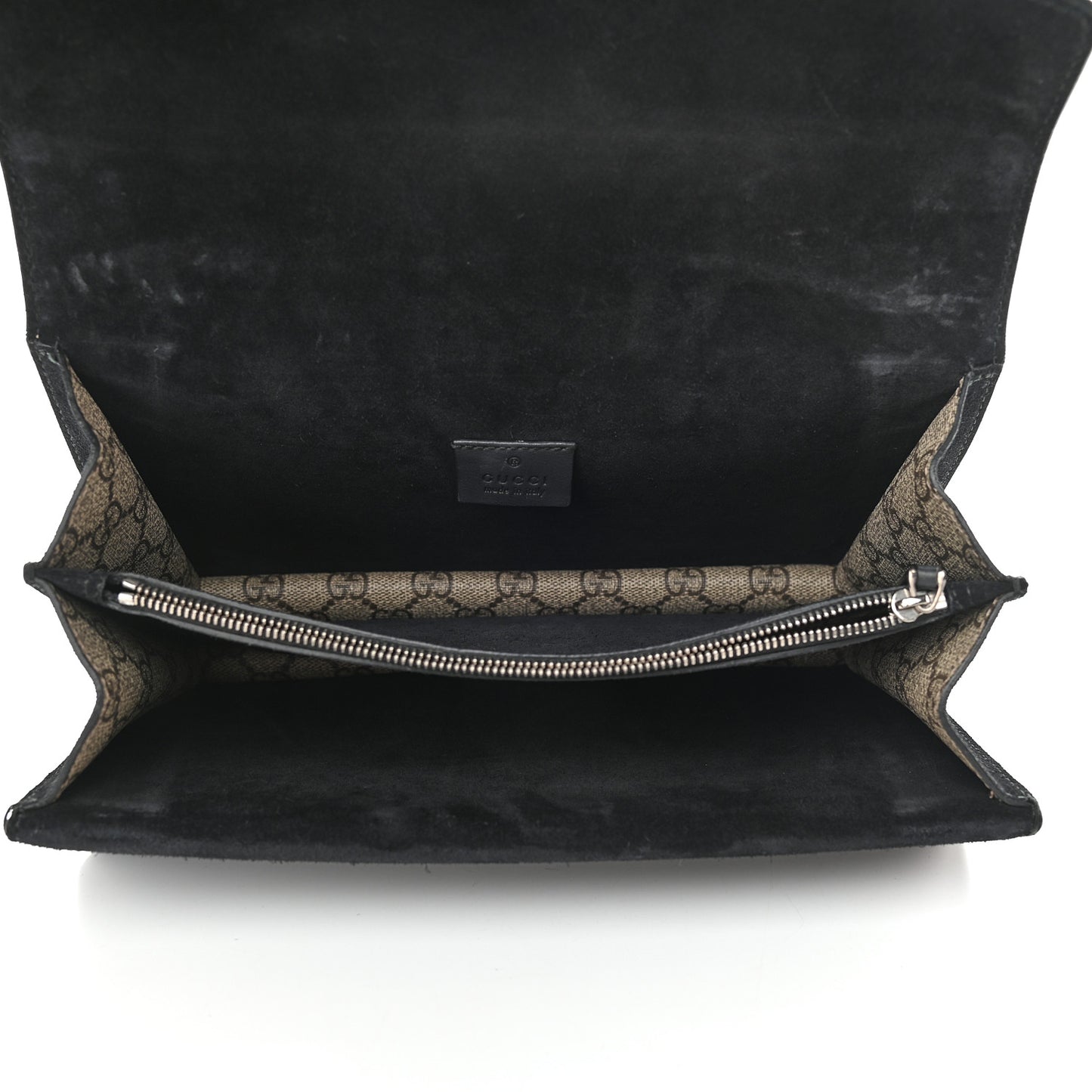 GG Supreme Monogram Small Dionysus Shoulder Bag Black