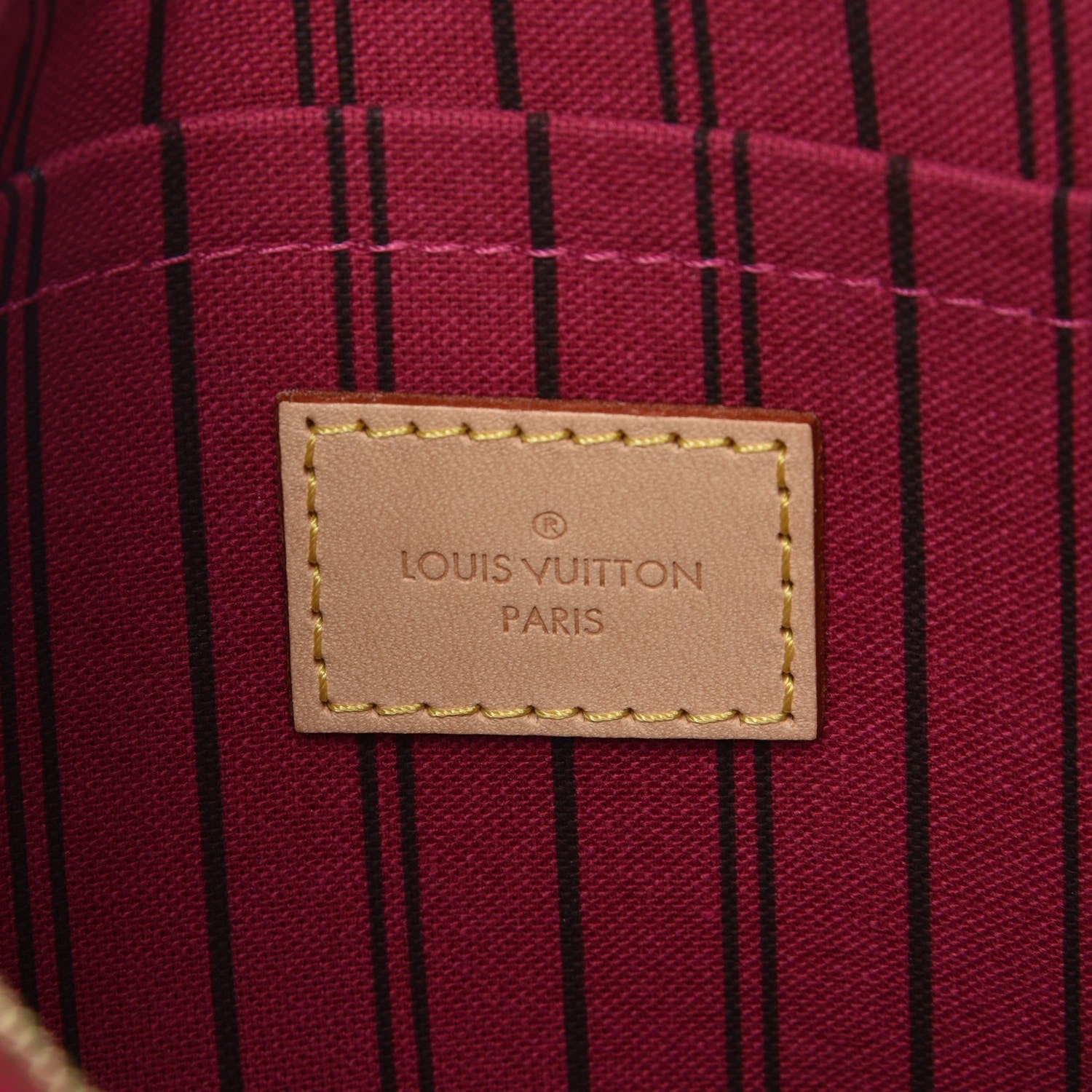 Louis Vuitton Monogram Neverfull MM GM Pochette Pivoine 6 of 7