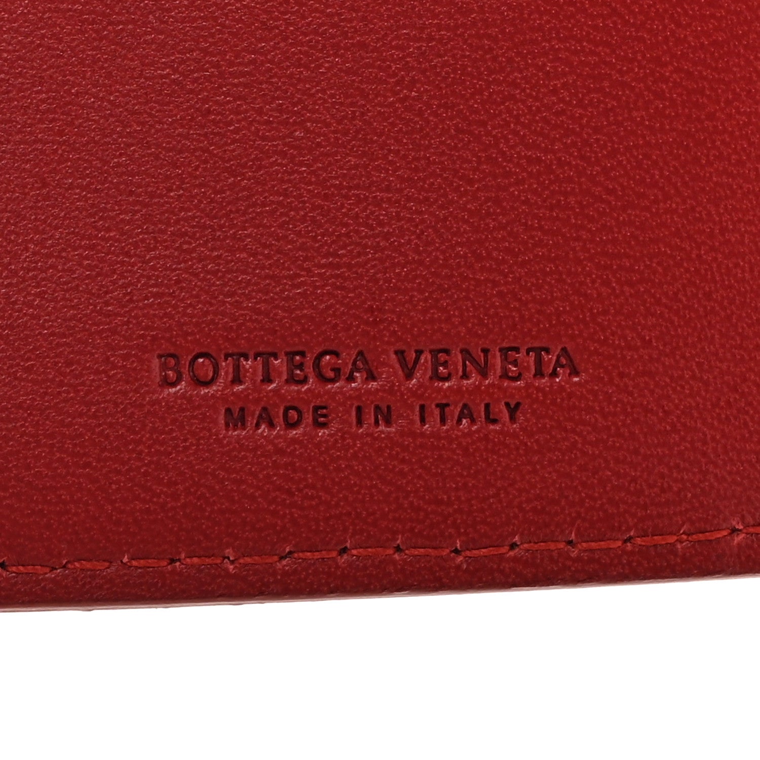 Bottega Veneta Nappa Intrecciato Continental Flap Wallet Red 8 of 11