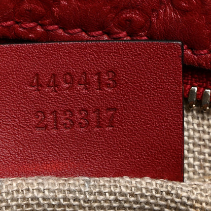 Gucci Microguccissima Mini Bree Messenger Bag Red 7 of 11