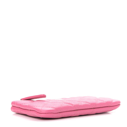 Chanel Caviar Quilted Small Cosmetic Case Pink 3 of 4