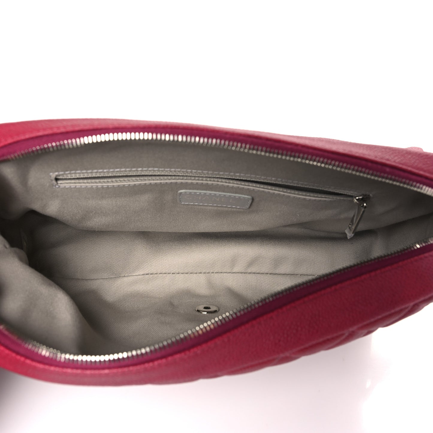 Caviar Quilted Jumbo Easy Flap Dark Pink