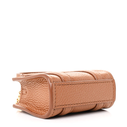 Marc Jacobs Grained Calfskin Nano The Tote Bag Crossbody Argan Oil 4 of 10