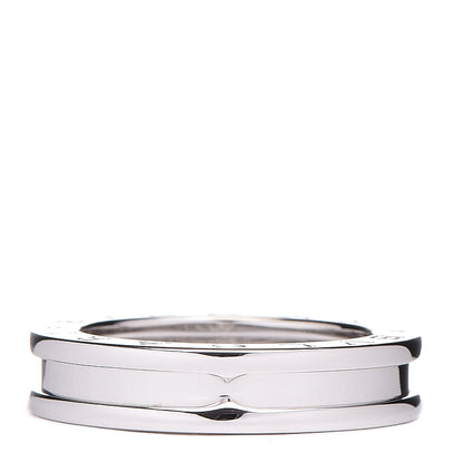 Tiffany BULGARI 18K White Gold B.Zero1 One-Band Ring 52 6 1 of 5