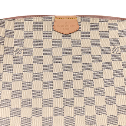 Louis Vuitton Damier Azur Graceful PM Rose Ballerine 7 of 9
