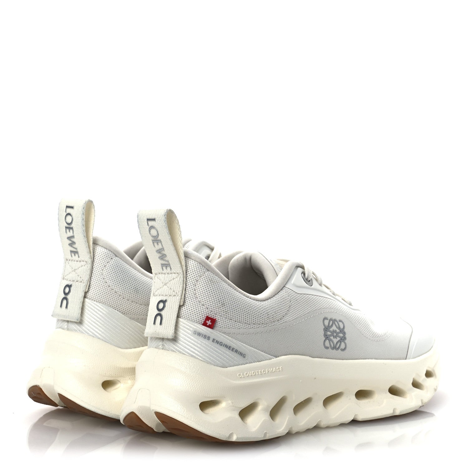 Loewe X ON Recycled Polyester Womens Cloudtilt Sneakers 37 All White 5 of 14