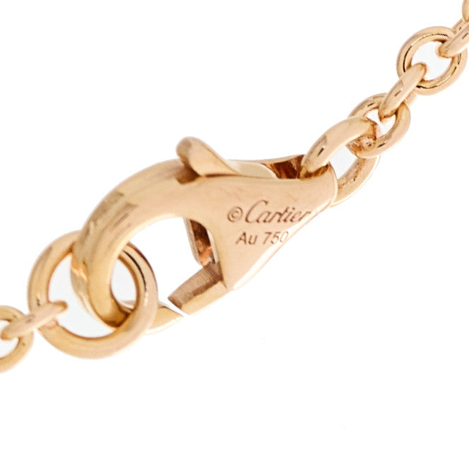 18K Pink Gold Interlocking LOVE Bracelet