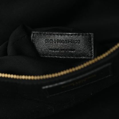 Saint Laurent Lambskin Quilted Maxi Icare Shopping Tote Black 8 of 14