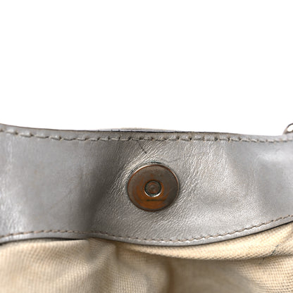 Gucci Metallic Guccissima Medium Sukey Tote Silver 16 of 25