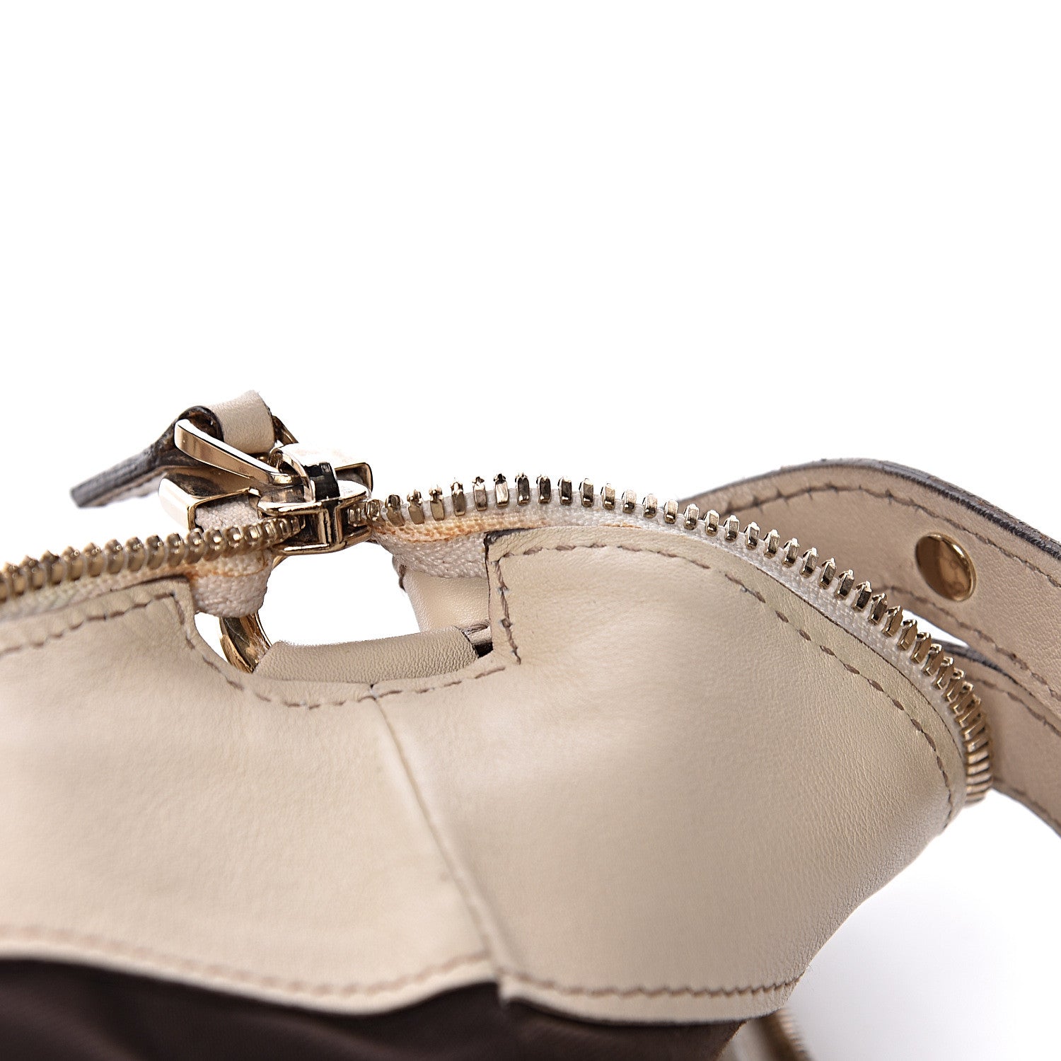 Gucci Monogram Large Biba Studded Hobo Off White 14 of 22