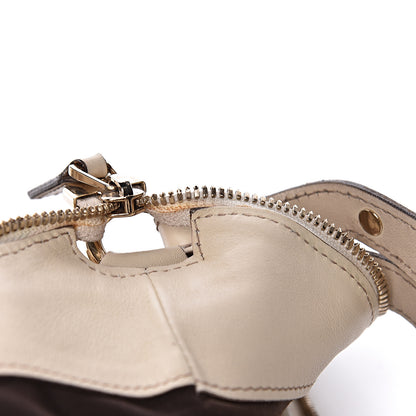 Gucci Monogram Large Biba Studded Hobo Off White 14 of 22