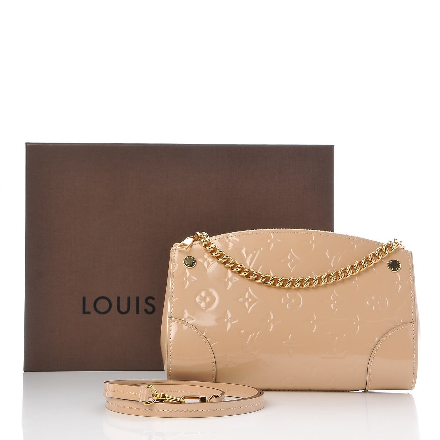 Louis Vuitton Vernis Santa Monica Clutch Dune 8 of 8