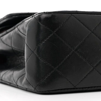 Chanel Lambskin Quilted Medium Double Flap Navy 10 of 12