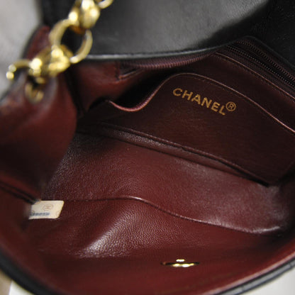 Chanel Lambskin Quilted Mini Flap Black 6 of 10